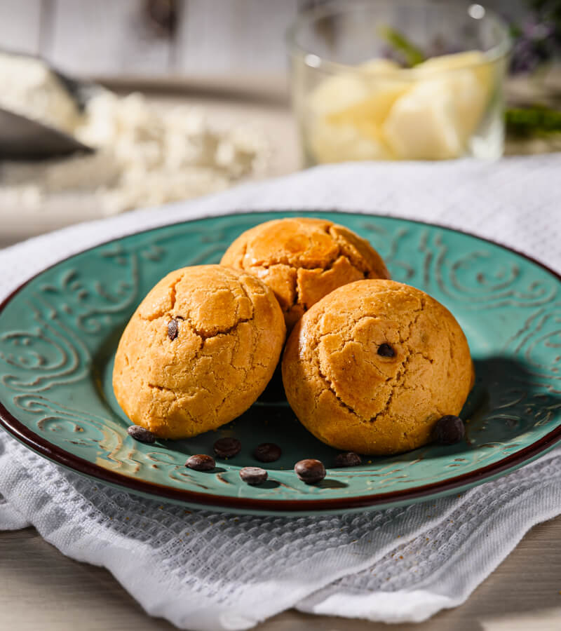 Cookies Βουτύρου με σταγόνες σοκολάτας