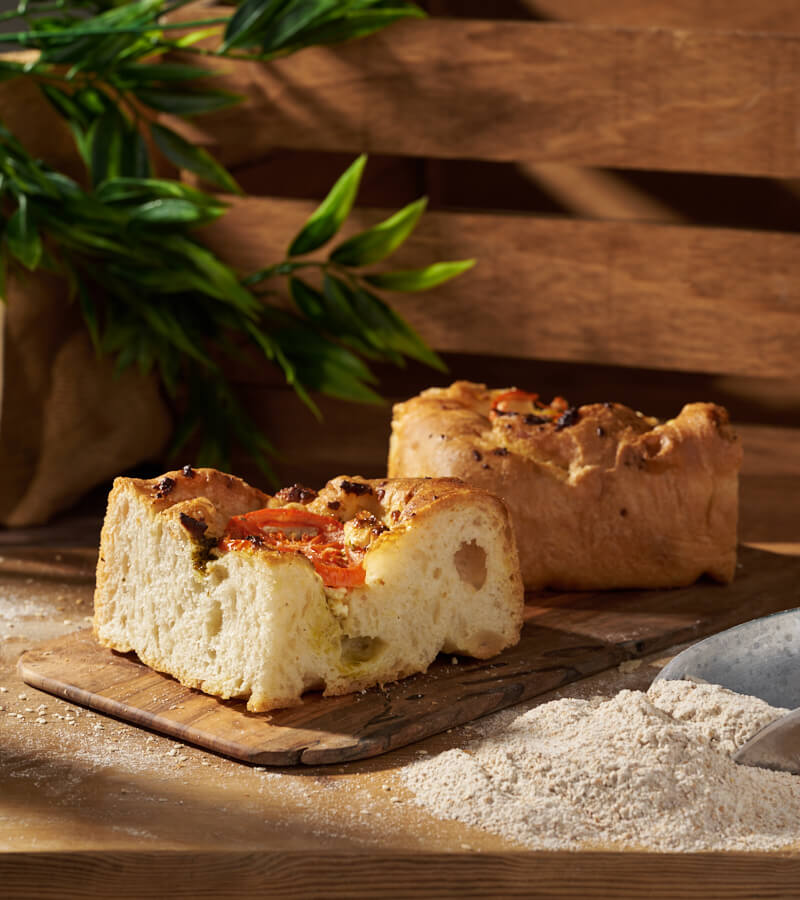 foccacia tomato feta